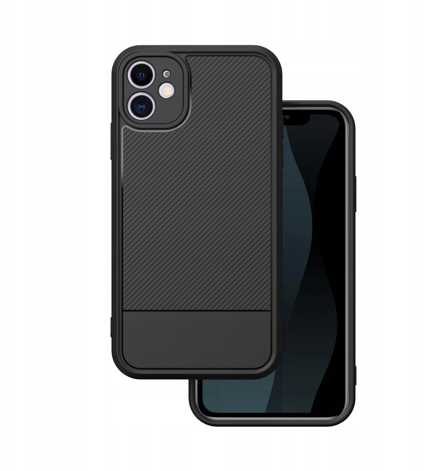 Nakładka Carbon Simple case do iPhone 11 czarny