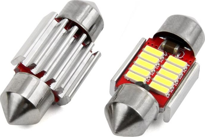 AMiO Żarówki LED AMIO C5W C10W 31mm 10xSMD 4014 (canbus)