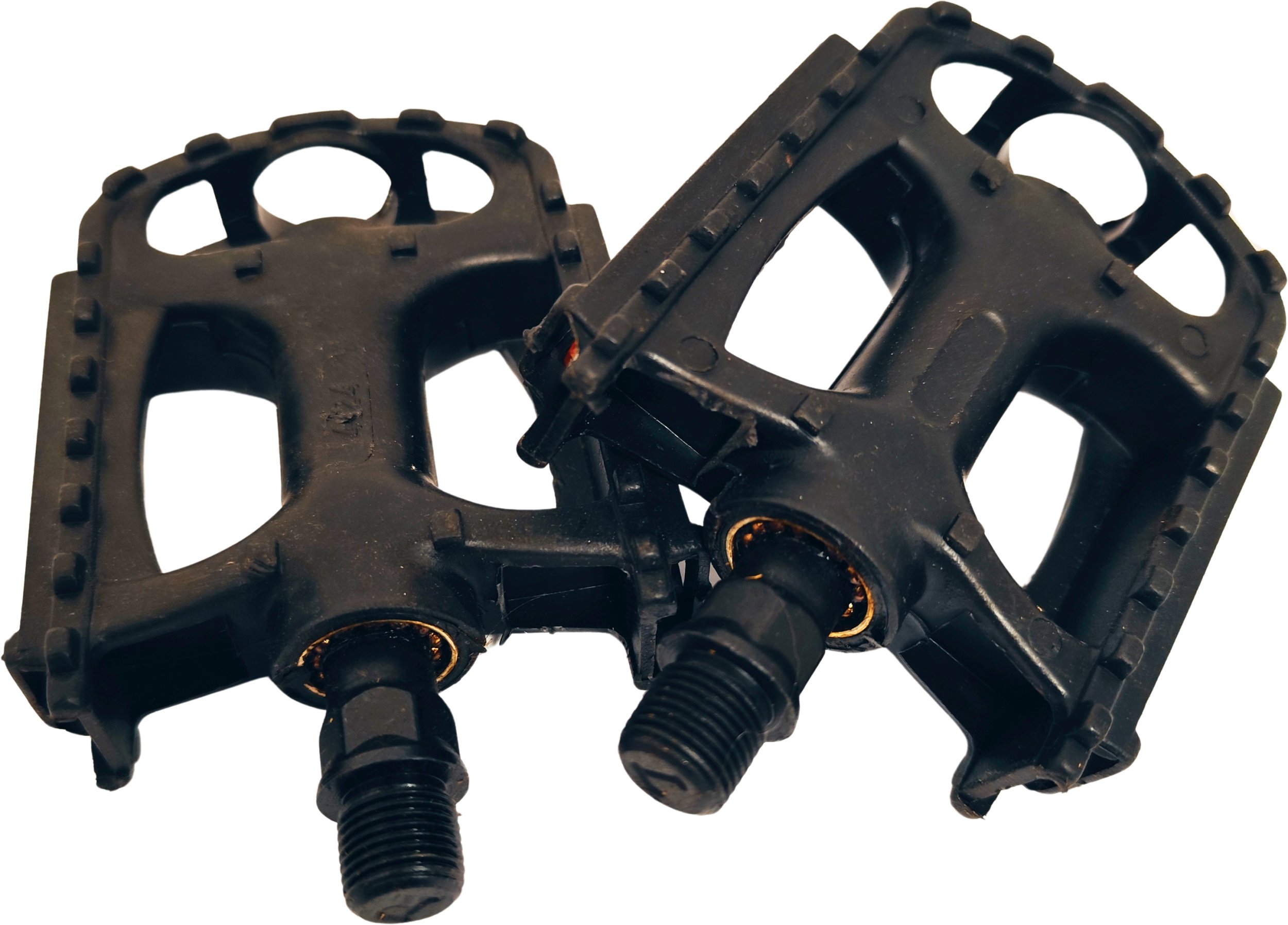 Pedały DeOne plastikowe z odblaskiem