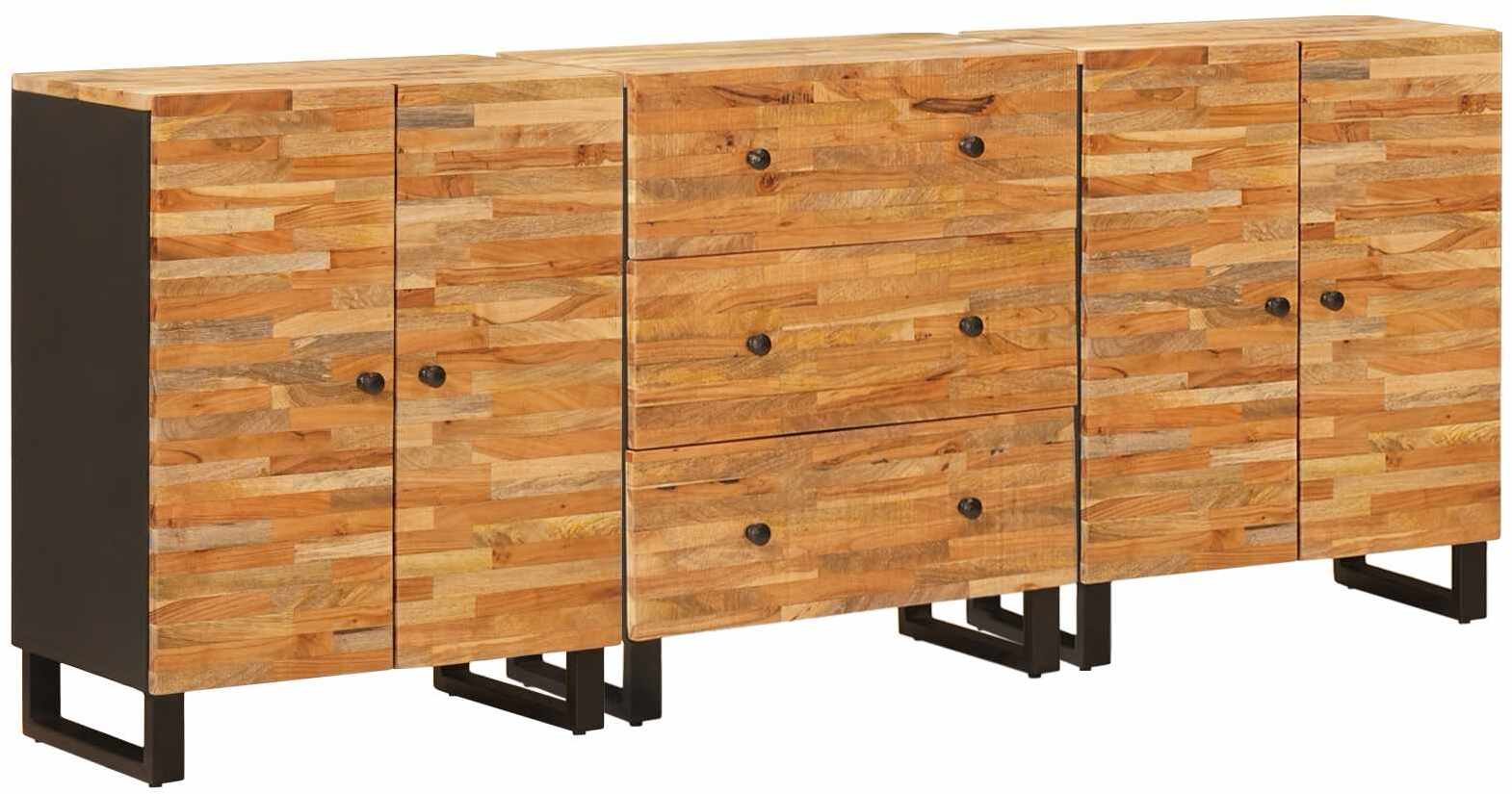 vidaXL Bufet Brązowy Mangoowe drewno