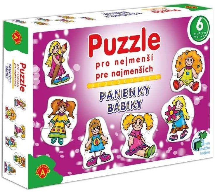 Puzzle dla maluszków - Lalki CZ/SK ALEX
