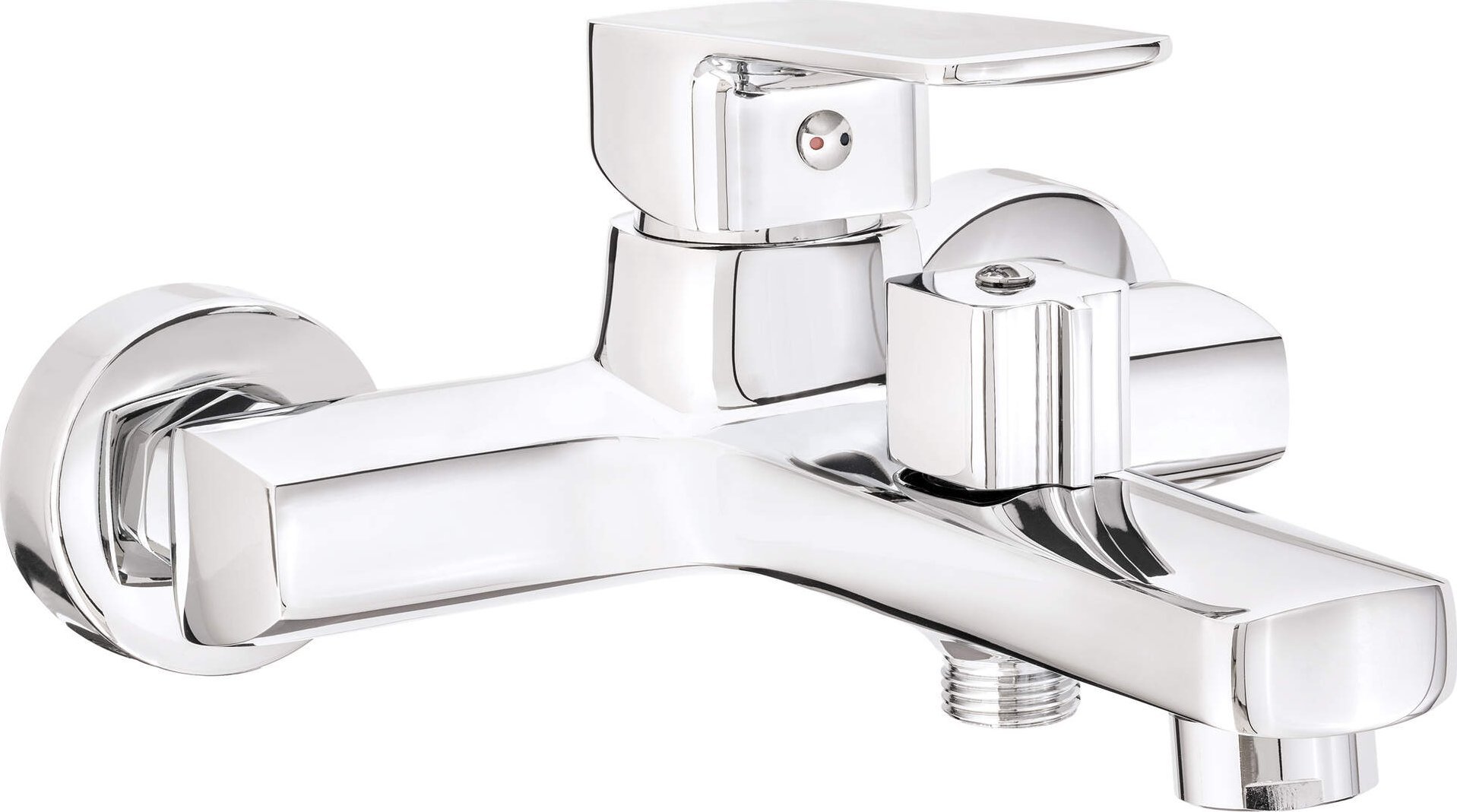 Bateria wannowa Deante Maro ścienne chrom (BLO 010M)