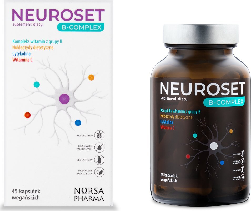 Norsa Pharma Norsa Pharma Neuroset B-Complex - 45 kapsułek