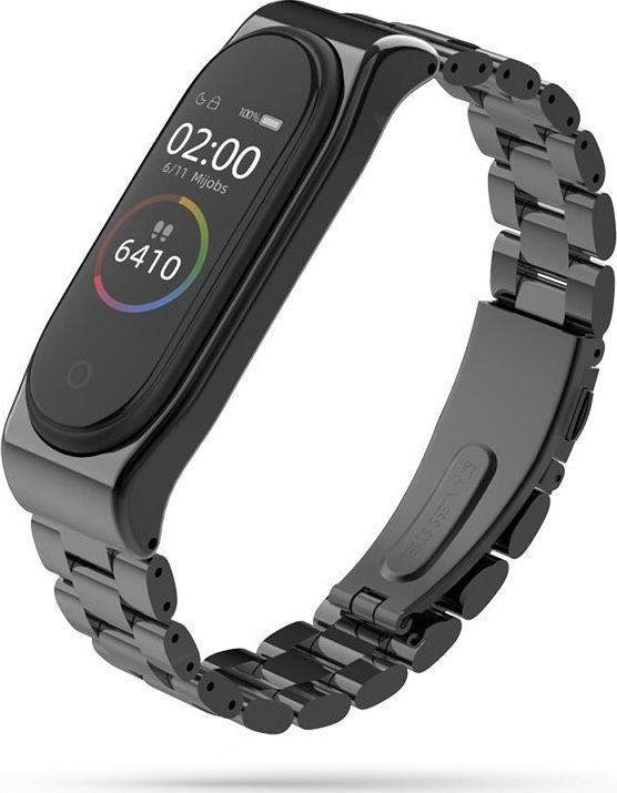 Tech-Protect TECH-PROTECT STAINLESS XIAOMI MI BAND 3/4 BLACK