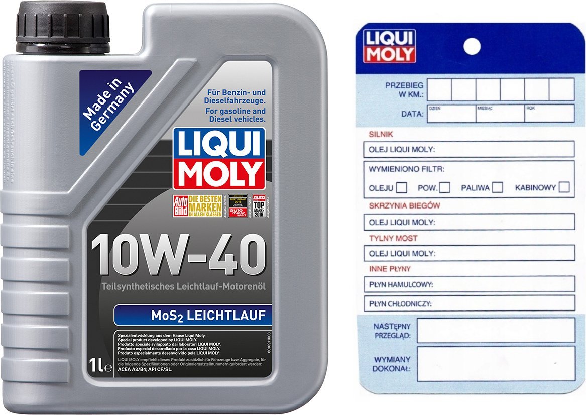 Osram LIQUI MOLY 2626 MoS2 Leichtlauf Super 10W-40 1L