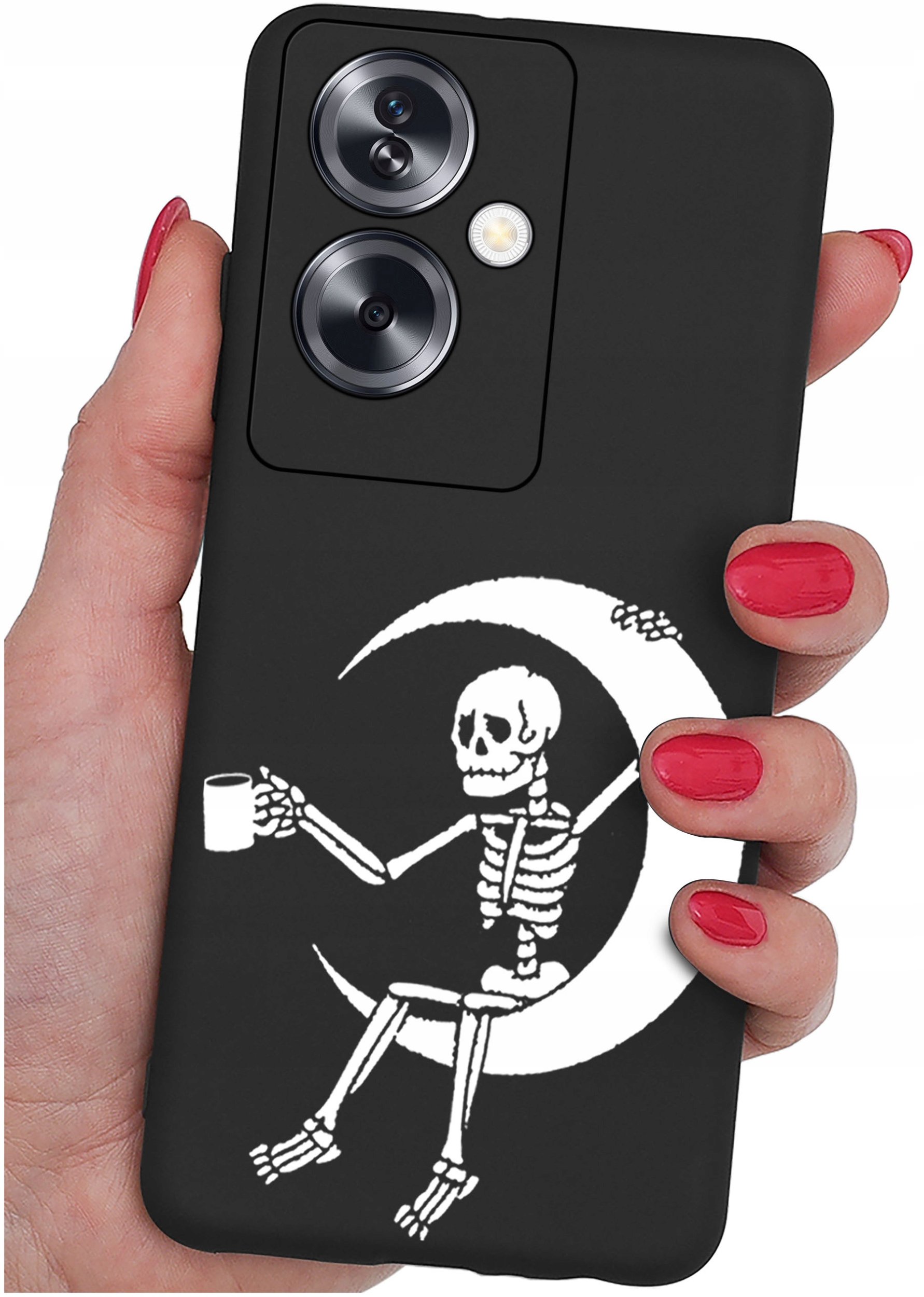 ETUI do Oppo A79 5G WZORY |SILIKONOWE MATT CASE + SZKŁO ochronne 9H