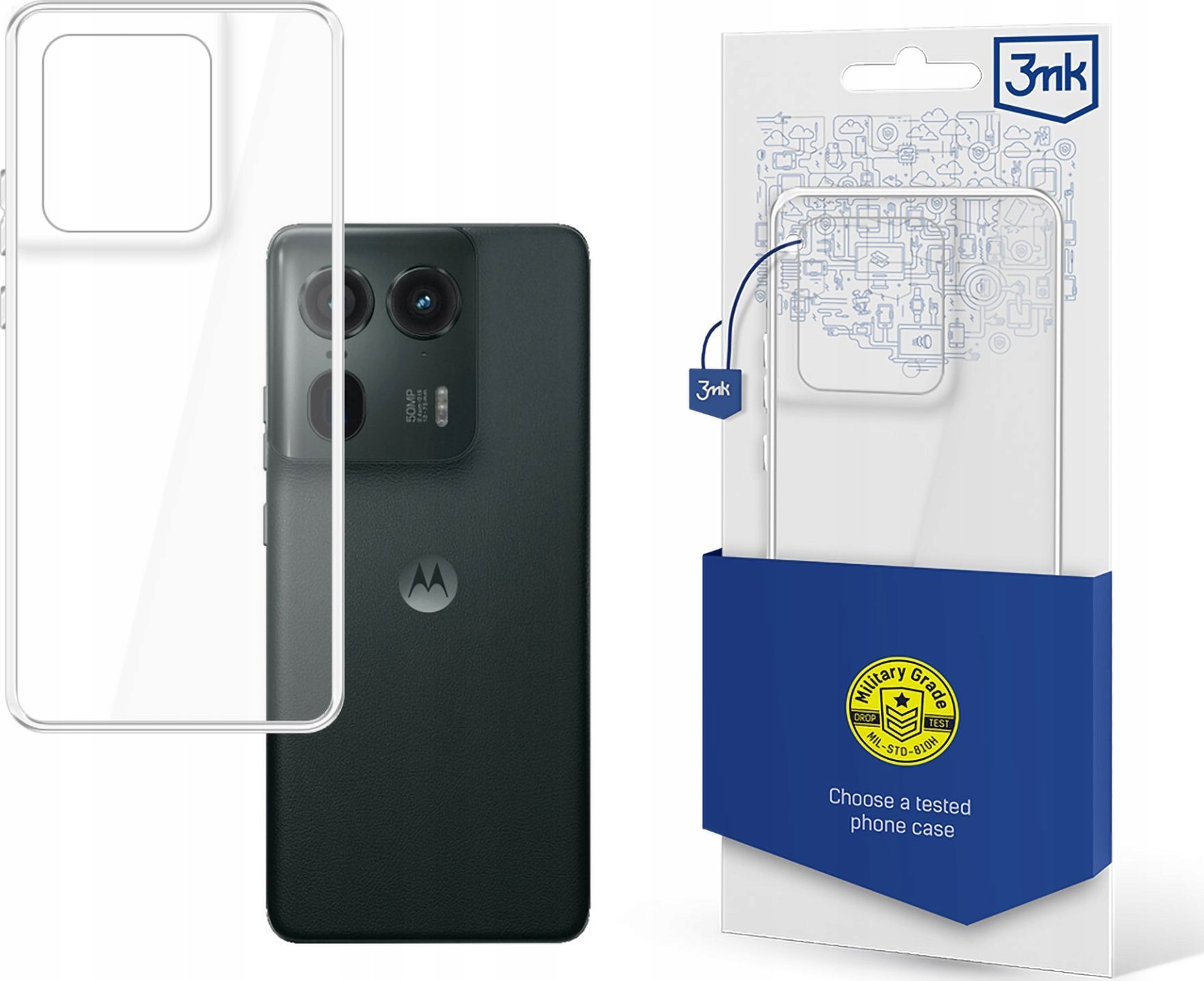 3MK Etui Clear Case do Motorola Moto Edge 50 Ultra