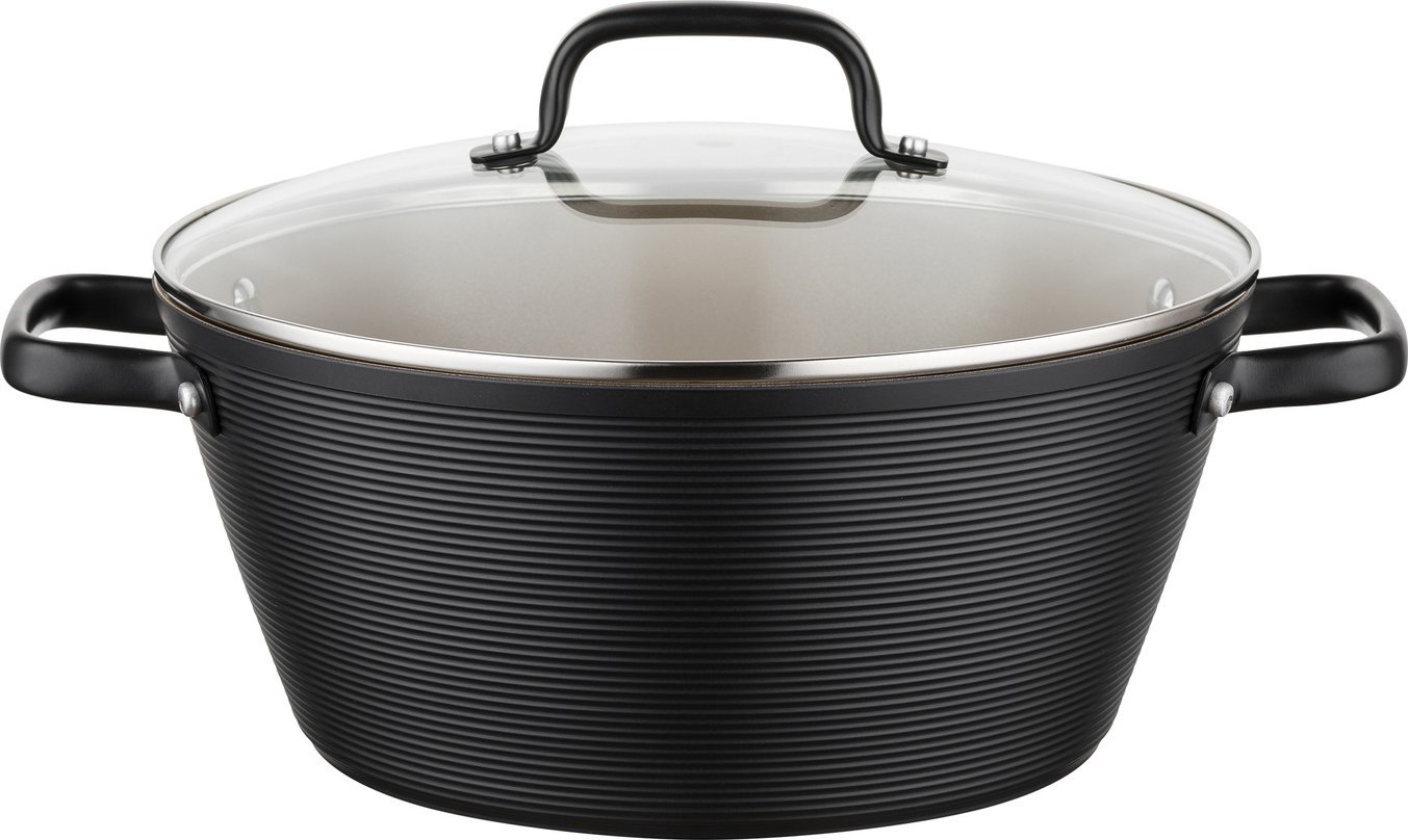 Florina Garnek aluminiowy Carina Black by Mateusz Gessler 28 cm 5,2l