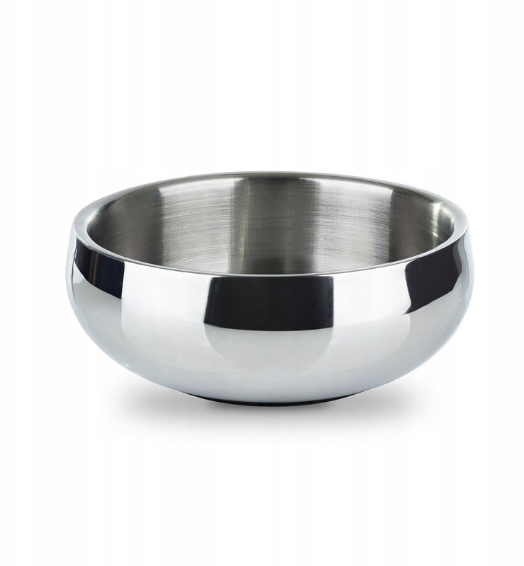 Miska z podwójnymi ściankami z powłoką antypoślizgową 15 cm 0,8 l