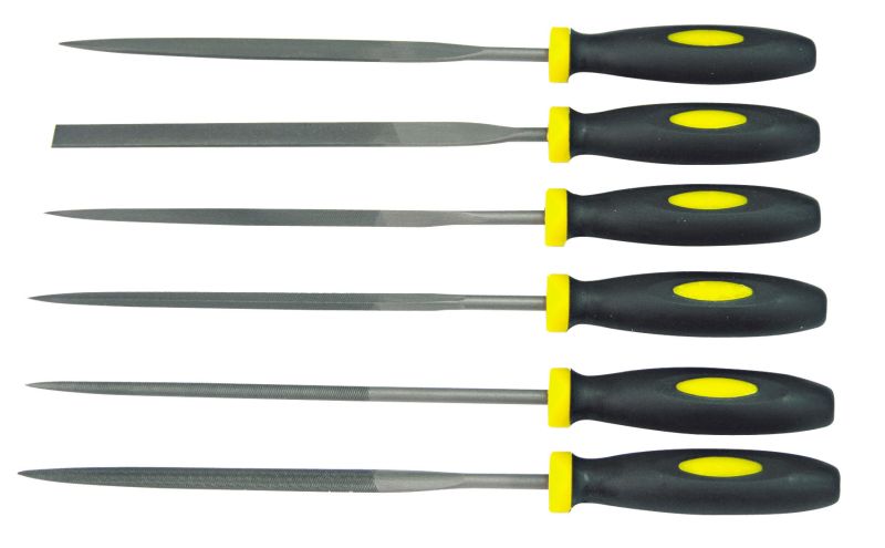 Mega Iglaki, pilniki precyzyjne 150mm, zestaw 6el. - 32016