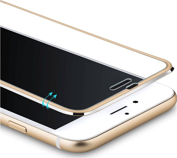 Mobilari ALUMINIUM SZKŁO HARTOWANE 3D IPHONE 8 M333A013 SREBRNY