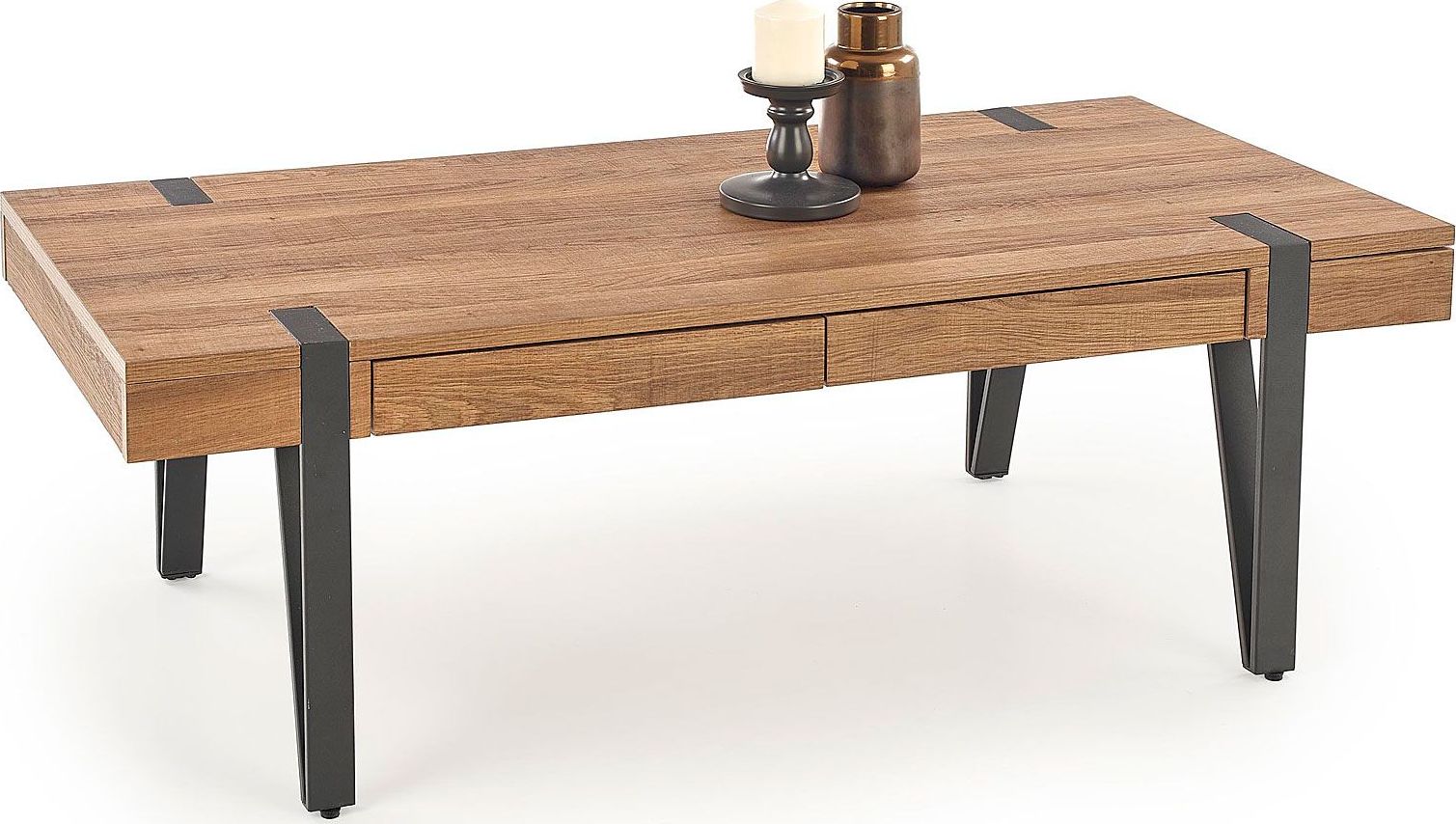 Elior Ława z szufladami Doria - orzech miodowy