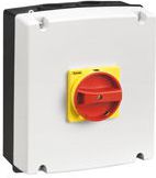 Lovato Electric Obudowa do rozłączników GA063SA, GA063A-GA100A i GA080D, żółto-czerwone pokrętło (GAZ2)