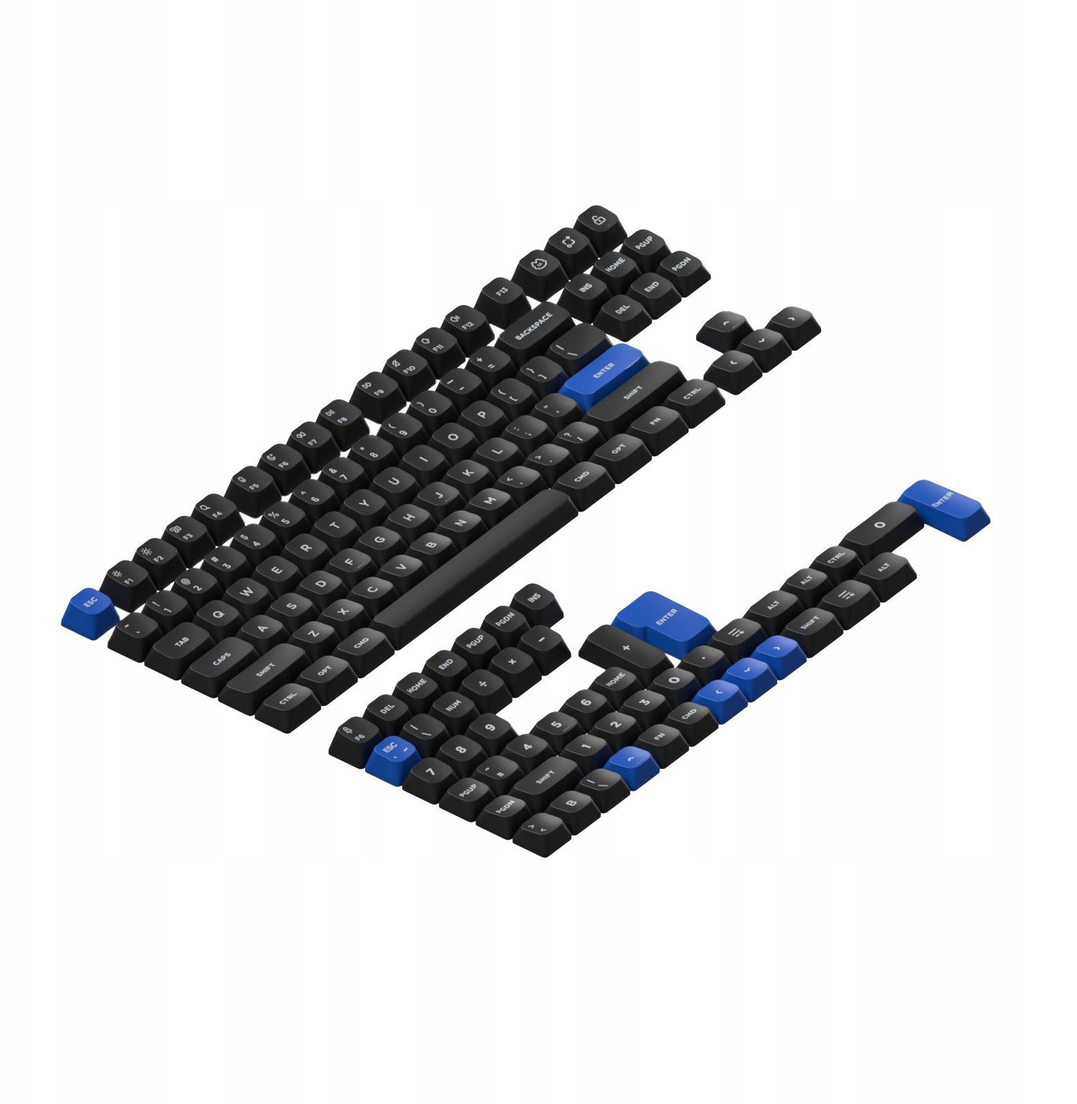 Nuphy - Gem mSA Double-shot PBT Keycaps - Nasadki do klawiatury mechanicznej Mystic Indigo