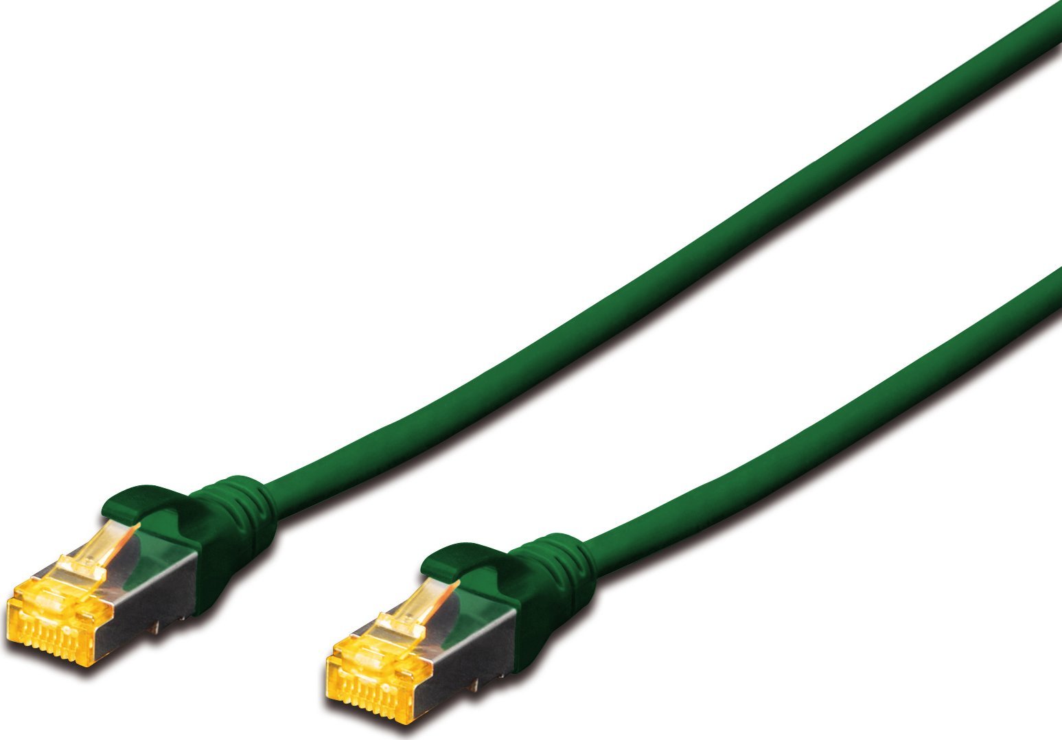 Digitus Assmann / Digitus CAT 6A S-FTP PATCH C. LSOH. CU CAT 6A S-FTP Patch Cable, LSOH, Cu, AWG 26/7, Length 10m, color green Length 10m, color green