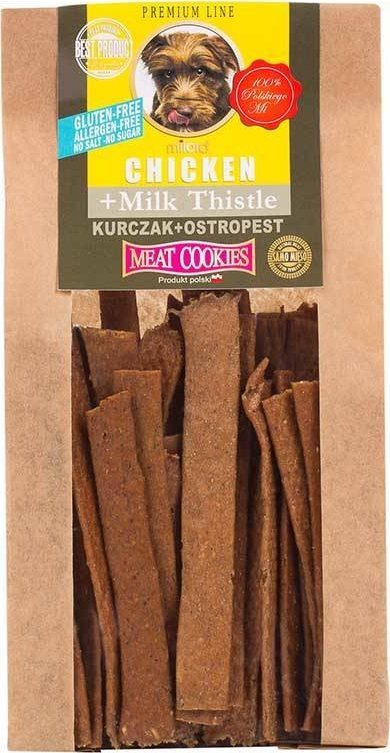 Ciastka dla psa Milord kurczak i ostropest 80 g