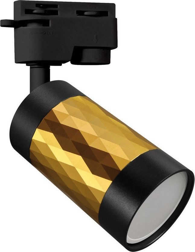 STRUHM Oprawa do szynoprzewodu PIANO TRA GU10 GOLD/BLACK