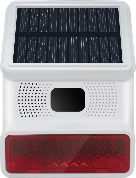 Spreest BEZPRZEWODOWA SOLARNA SYRENA ALARMOWA 433MHZ WSR200 SYSTEMY ALARMOWE