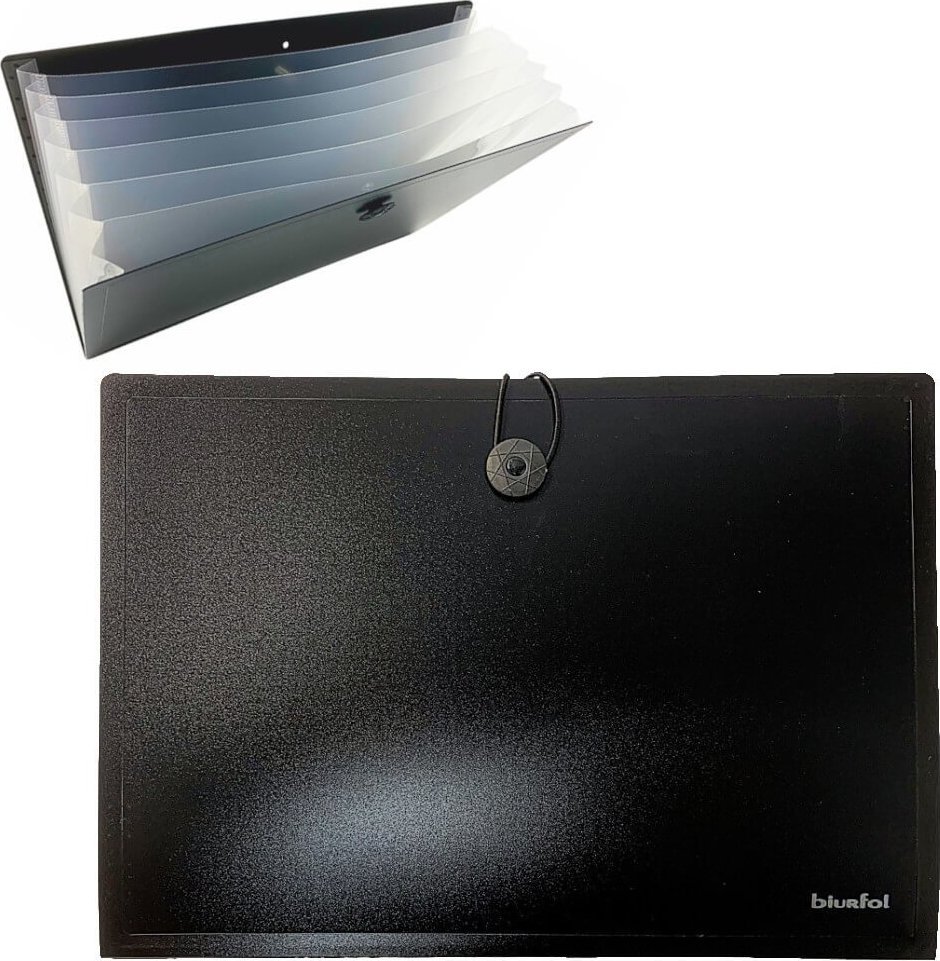 Biurfol Teczka A4 organizer PP harmonijkowa 7 przegródek