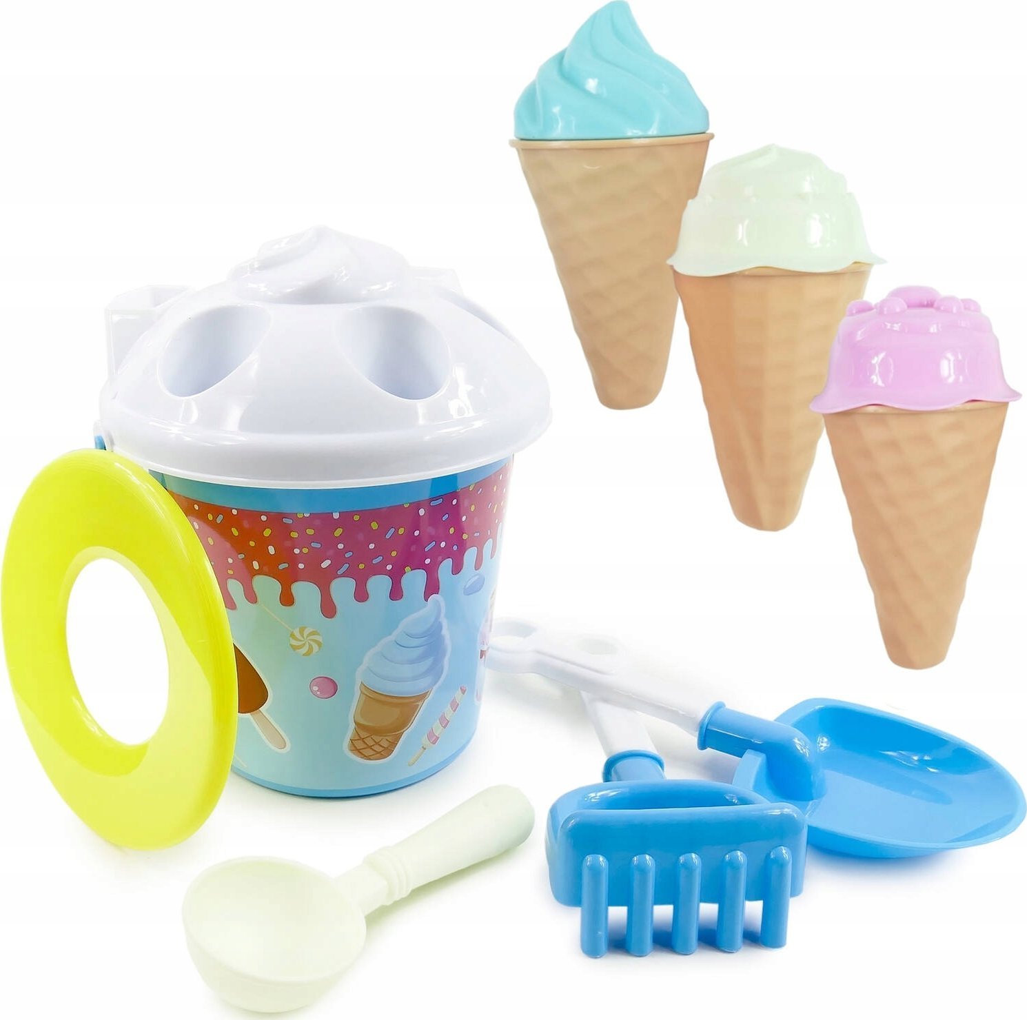 Zestaw do piasku niebieski sportox kids 137693