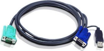 Aten ATEN Przewód KVM USB (5.0m) 2L-5205U