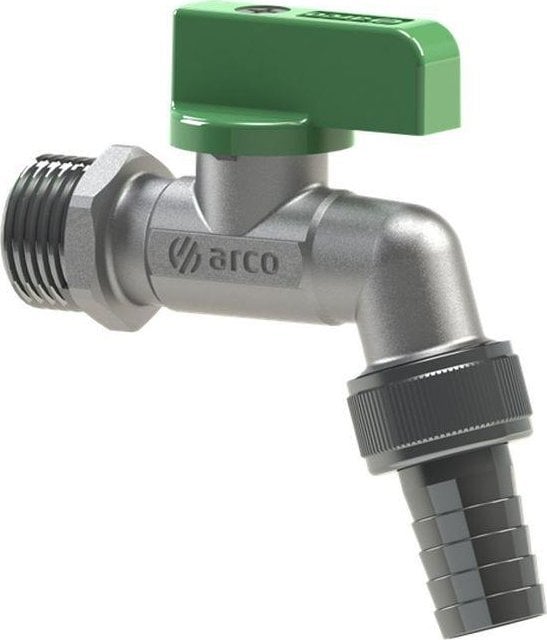 Arco NANO zawór czerpalny, antykamienny, 1/2GZ x 3/4GZ x 15, z końcówką na wąż