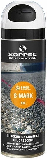 S-Mark white marking paint, Soppec 500 ml
