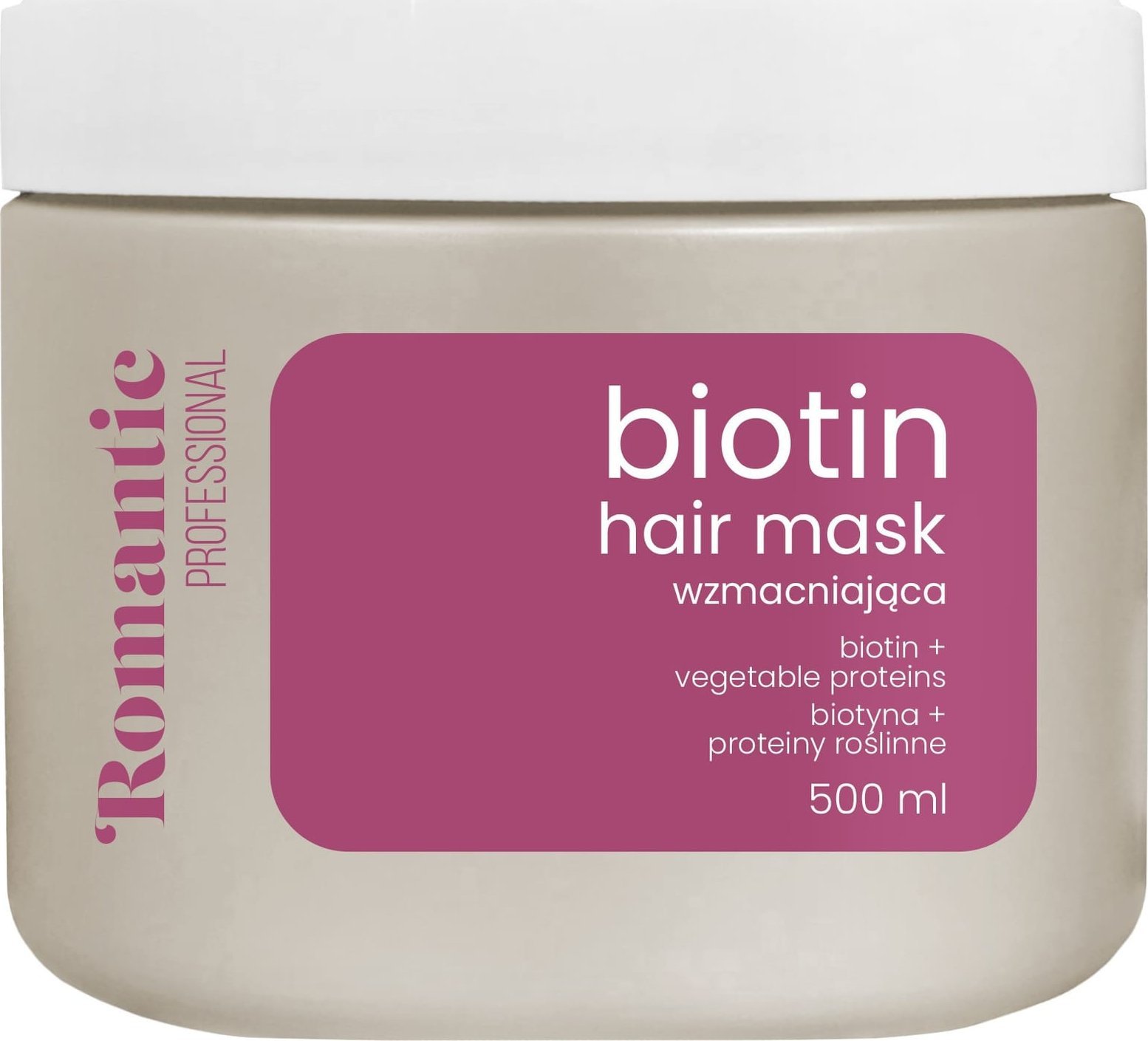 ROMANTIC Maska do włosów Biotin 500 ml