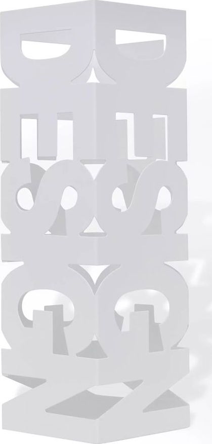 Elior Biały ażurowy stojak na parasole - Nauro 4S