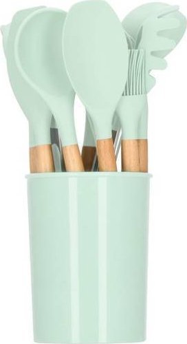 Springos Akcesoria kuchenne 12 szt. przybory do kuchni silikonowe miętowe UNIWERSALNY