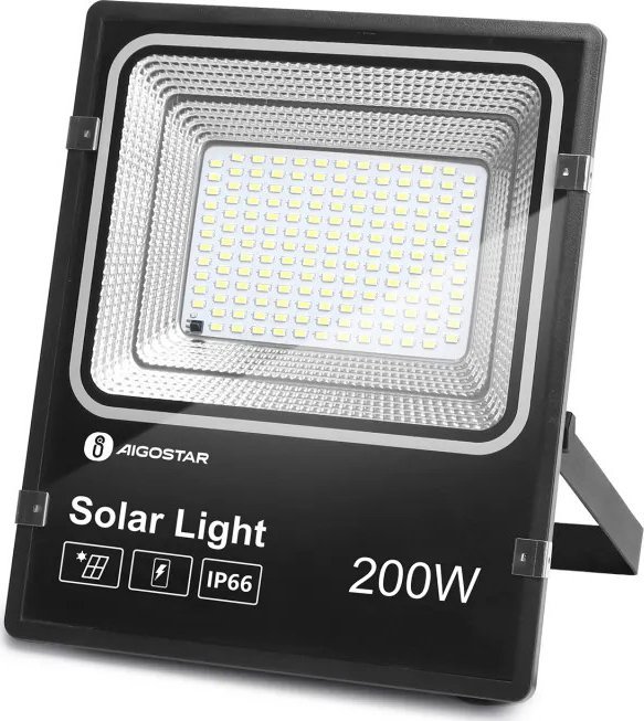 Naświetlacz Aigostar Mocny Solarny reflektor LED 200W Solarny reflektor LED 200W