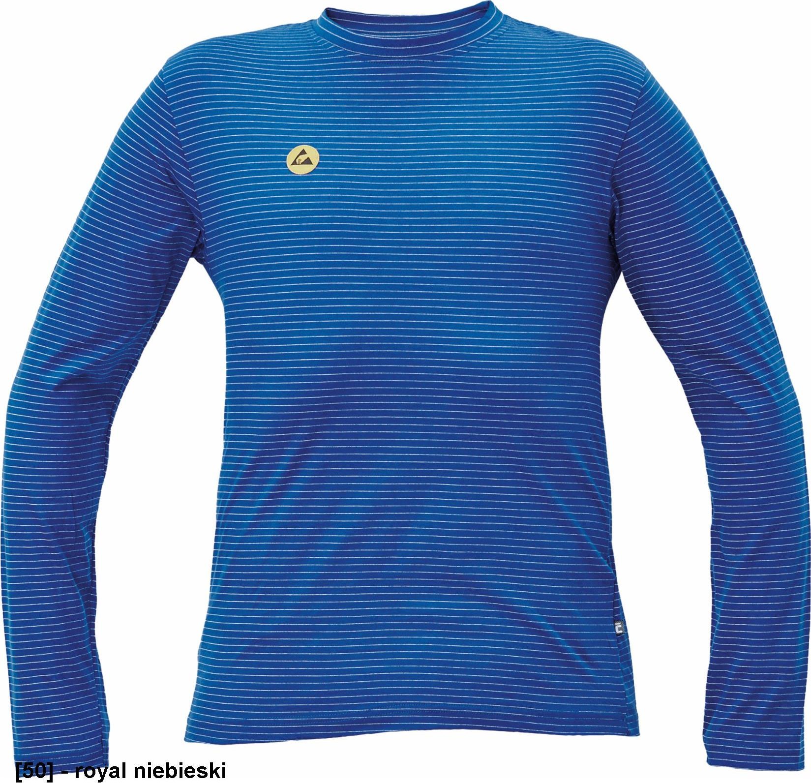 CERVA NOYO ESD LS - t-shirt z długim rękawem - royal niebieski S