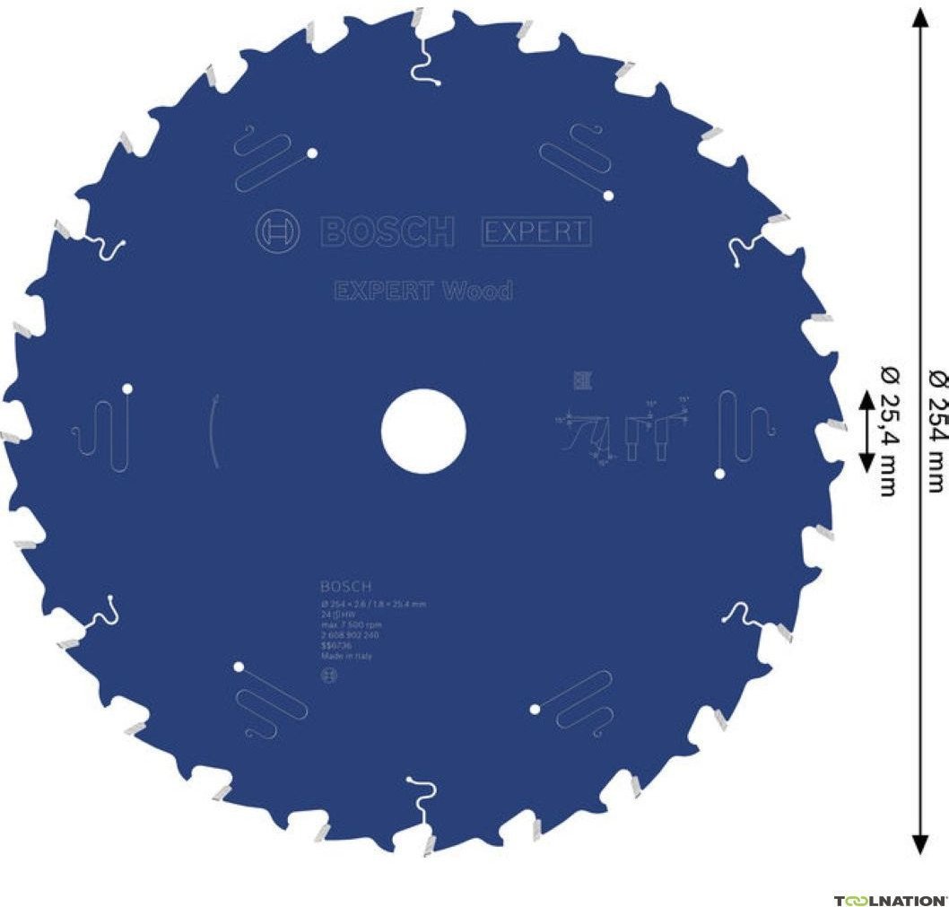 TARCZA PILARSKA EX WO T 254x25.4-24