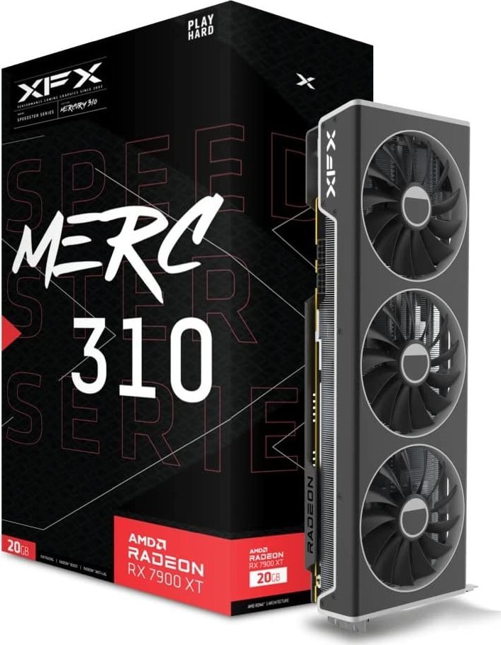 Karta graficzna XFX Radeon RX 7900 XT Speedster MERC 310 20GB GDDR6 (RX-79TMERCU9)