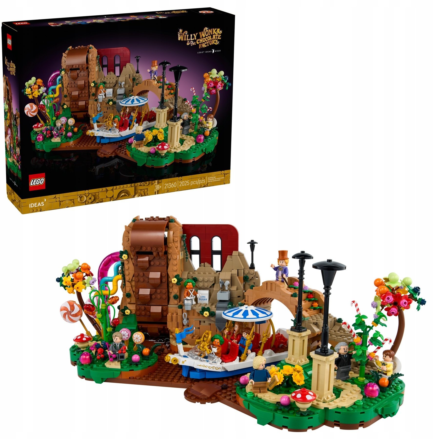 LEGO 21360 LEGO® Ideas Willy Wonka i fabryka czekolady