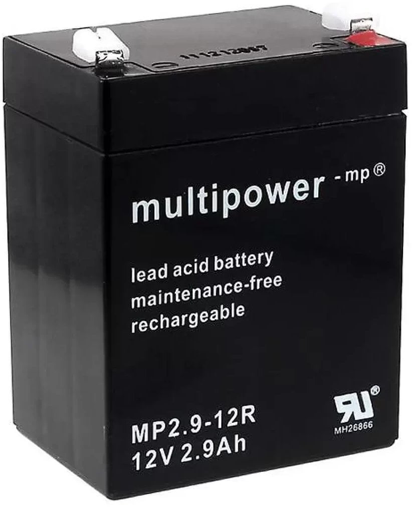 Akumulator Multipower MP2.9-12R 12V2.9Ah P+ F1