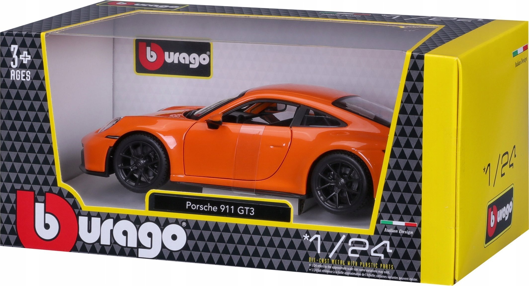 Bburago BBU 1:24 Porsche911 GT3 orange 21104OG 15290
