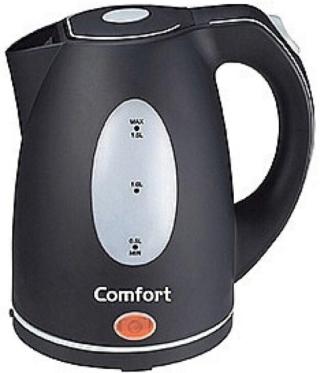 Czajnik Comfort Comfort 1.5l melna ar LED apg. 2000W DG2000-1026BK