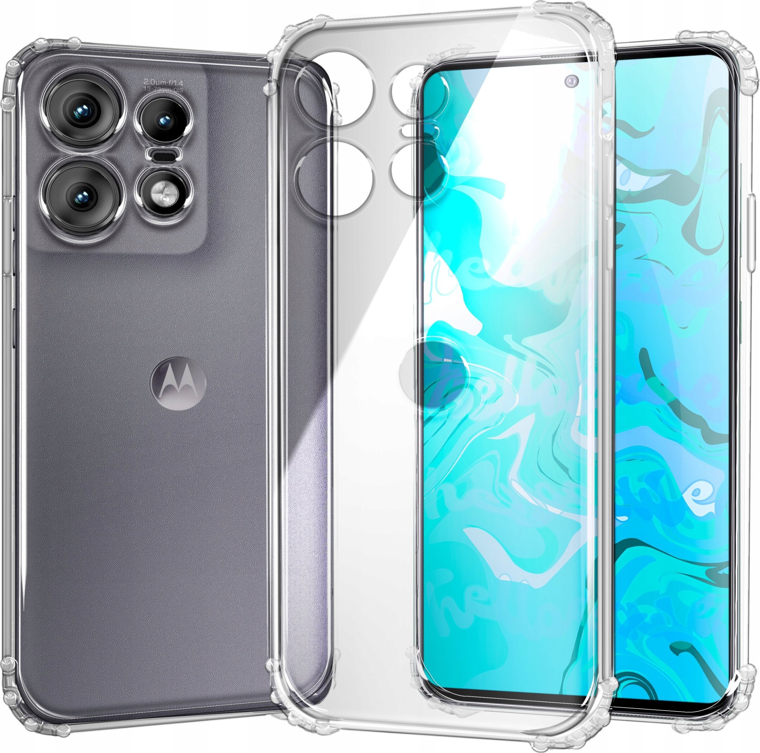 Hello Case ETUI PANCERNE DO MOTOROLA EDGE 50 PRO CASE SILIKON GUMOWE SLIM ANTI SHOCK