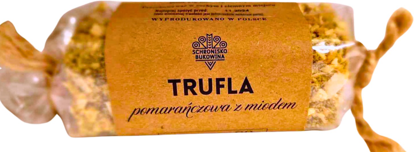 Schronisko Bukowina Trufla z pomarańczą 80g -