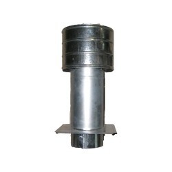 Deflektor z płytą 120mm ocynkowany