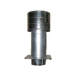 Deflektor z płytą 120mm ocynkowany