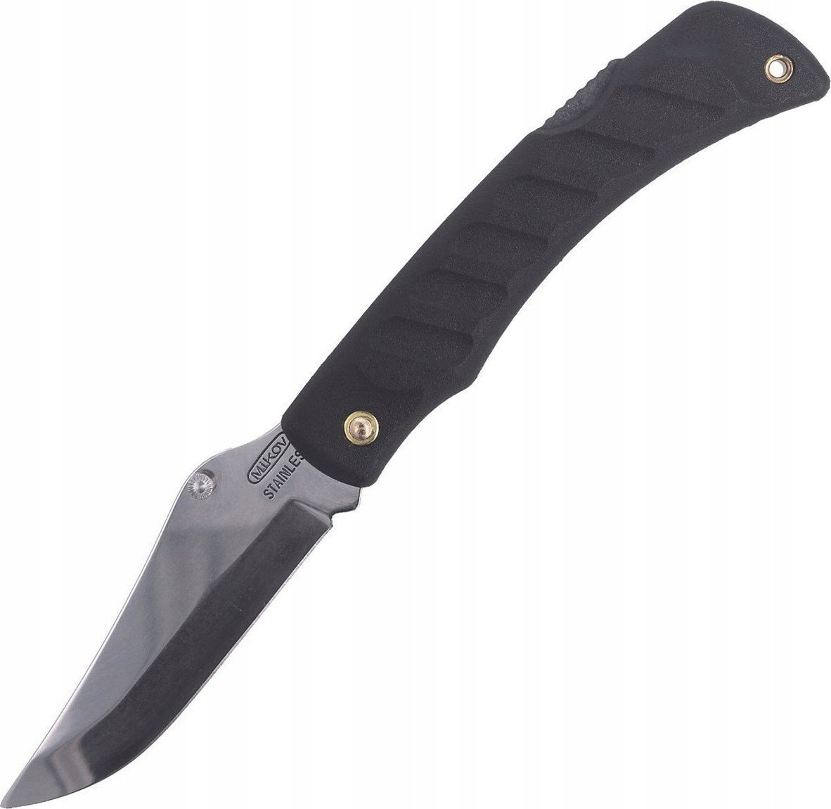 Mikov Nóż składany Mikov Crocodile Clip Point Black ABS, Mirror (243-NH-1/C BLK)
