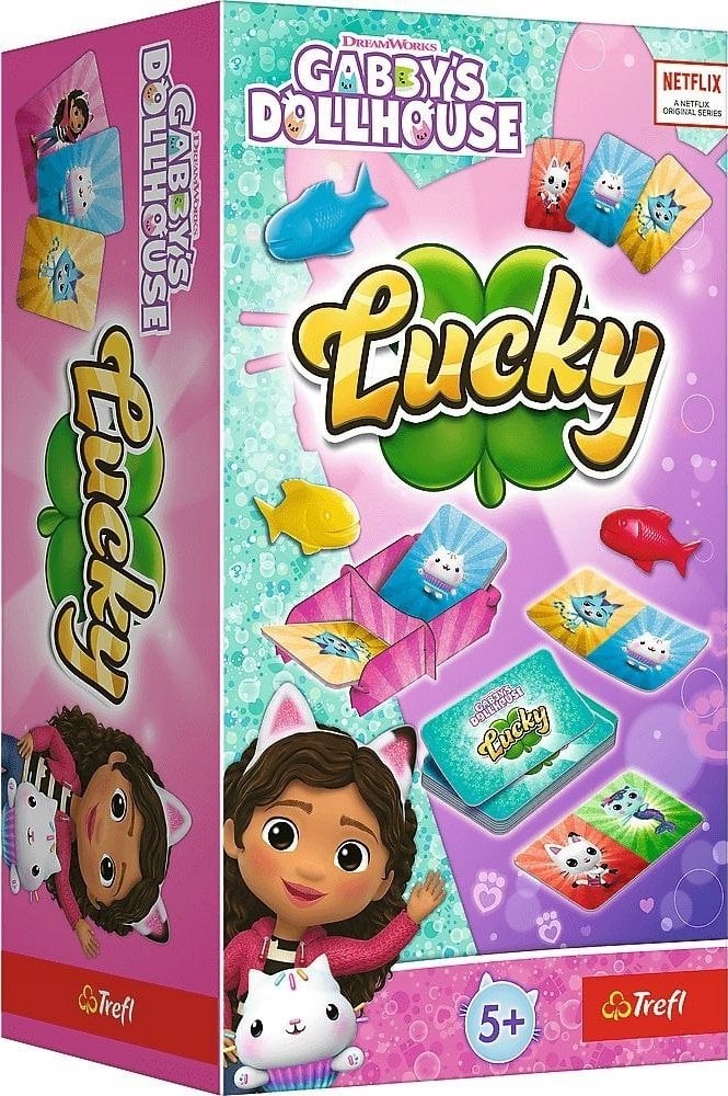 Trefl Gra Szczęśliwy Koci Domek Gabi