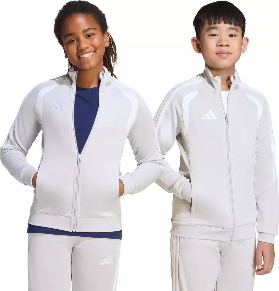 Bluza dla dzieci adidas Tiro 26 League Training jasnoszara JY7198 128cm