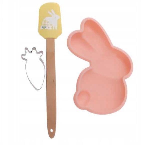 Zestaw akcesoriów do pieczenia z motywem wielkanocnym