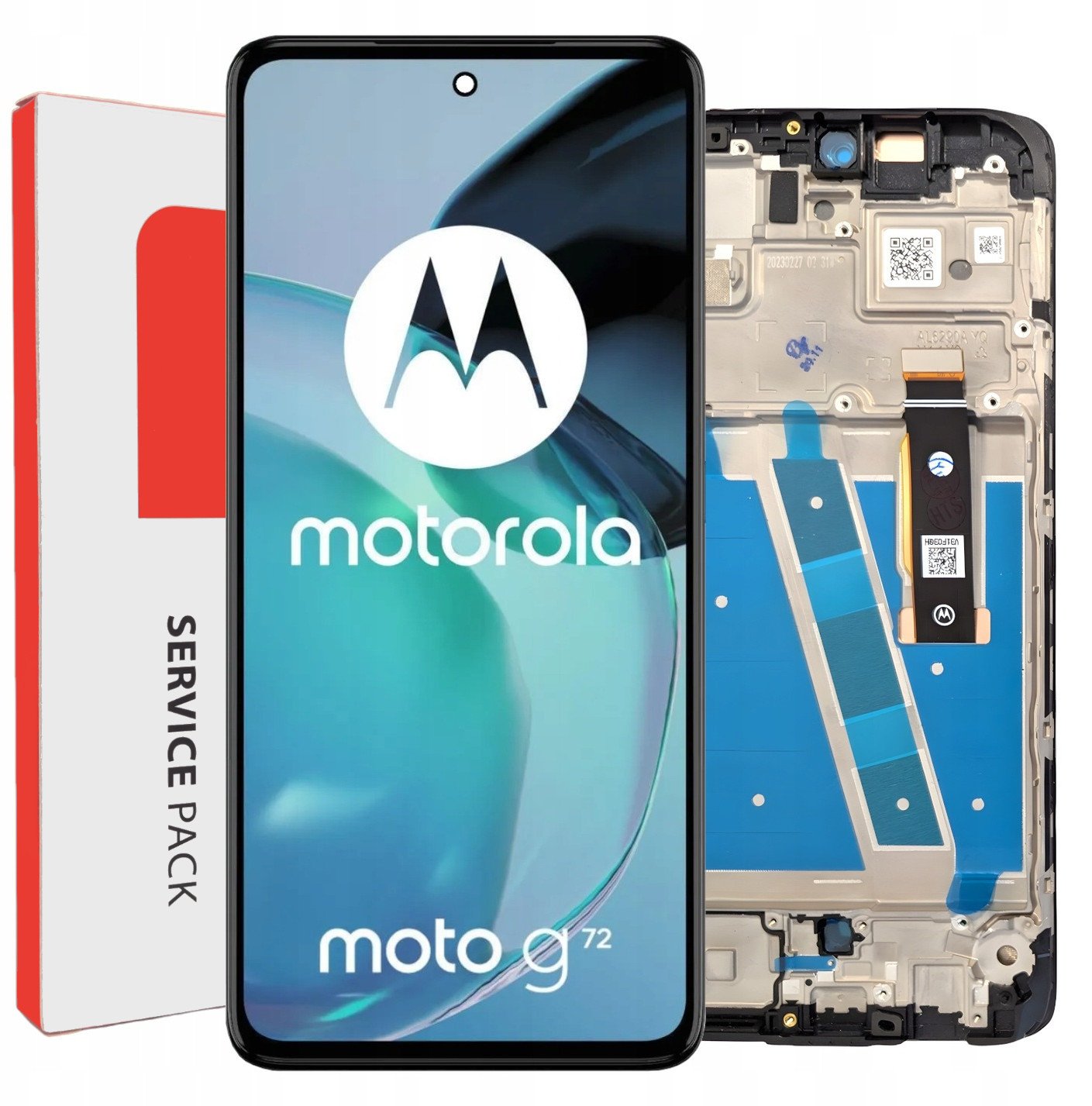 Wyświetlacz do Motorola Moto G72 Ekran LCD Ramka Oryginał Zila XT2255-1 (5904858381302)