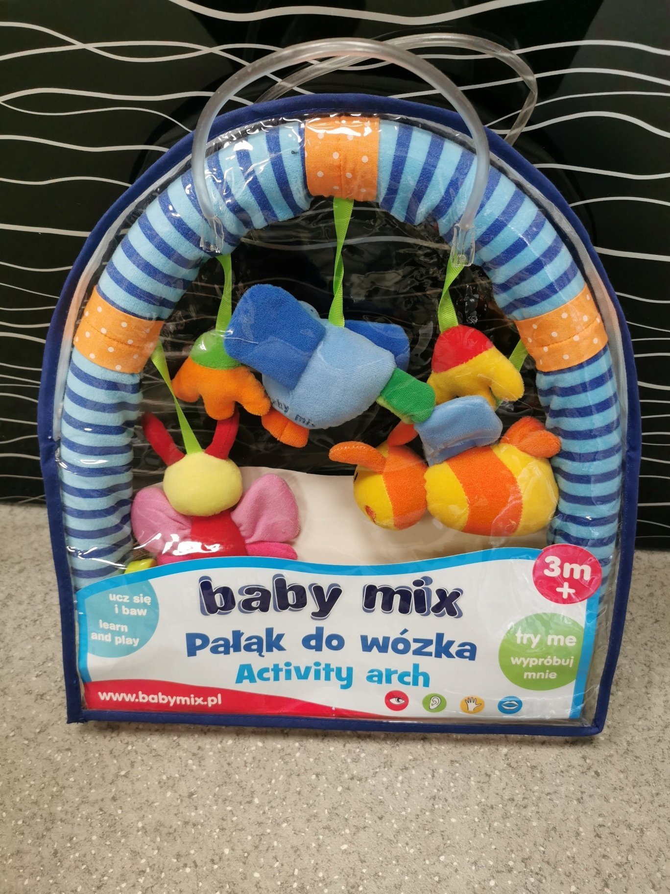 Baby Mix 12845 ZABAWKA DO WÓZKA ŁĄKA