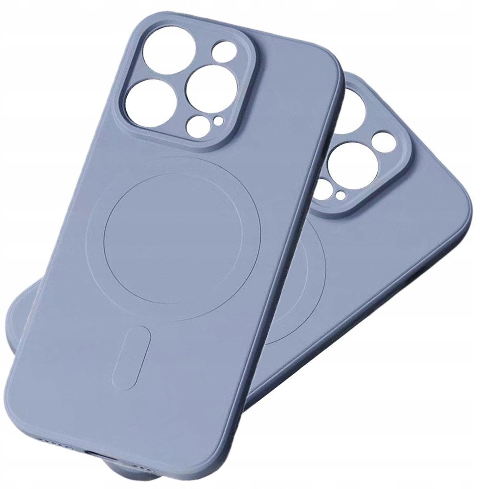 SILIKONOWE ETUI KOMPATYBILNE Z MAGSAFE DO IPHONE 15 PRO SILICONE CASE - SZARE