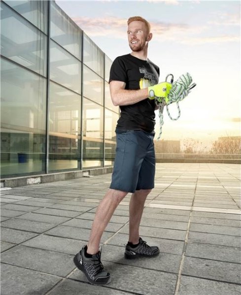 Ardon PODKOSZULEK MĘSKI - T-SHIRT z nadrukiem 95% bawełna, 5% elastan 180 g/m2 - czarny H9331 S